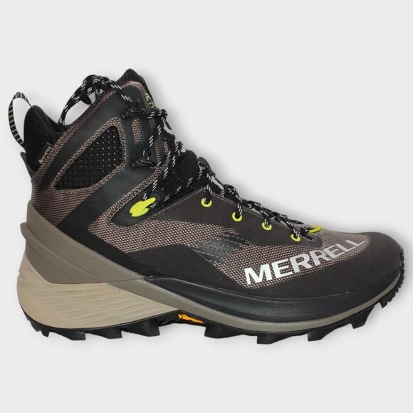 Merrell Rogue Hiker Mid GTX Boots Men's 12 Hiking Boulder Vibram Goretex